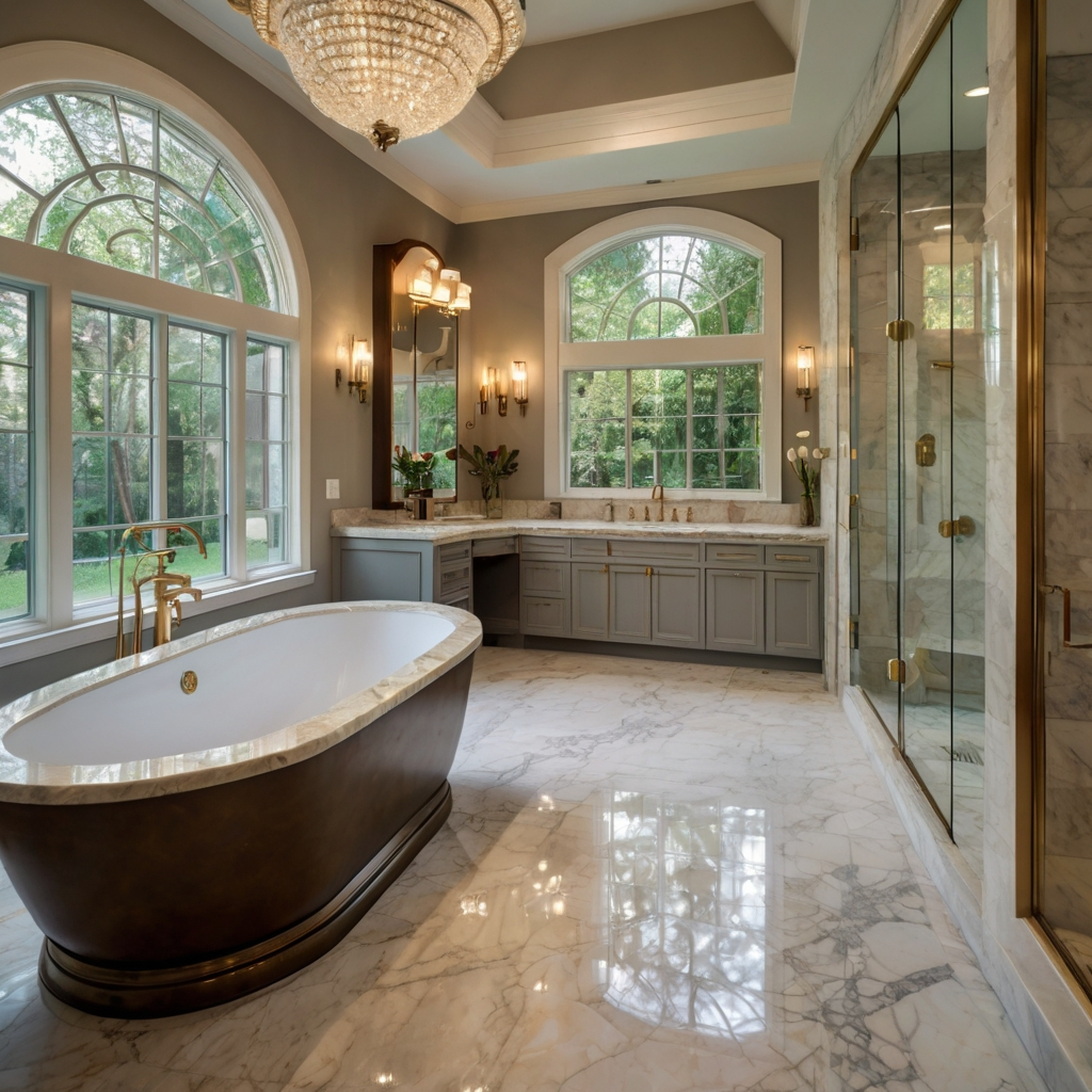 Luxury Master Bathroom Remodel boston